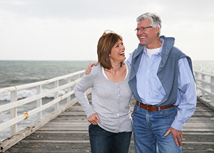 Happy couple after successful depression treatment in Westchester County